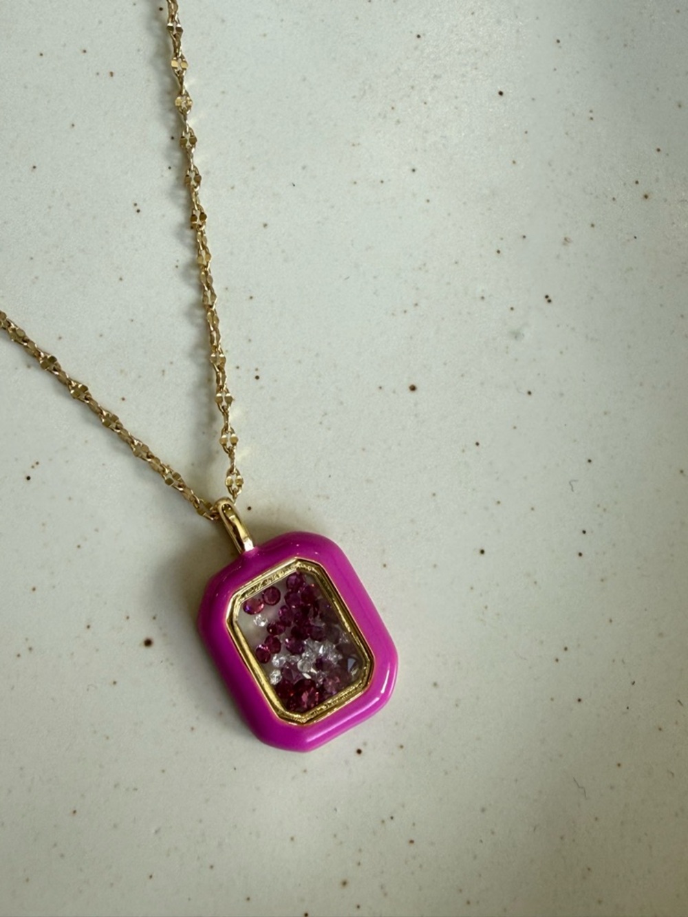 Leith Shake Up Your Style Shaker Pendant Necklace NWOT